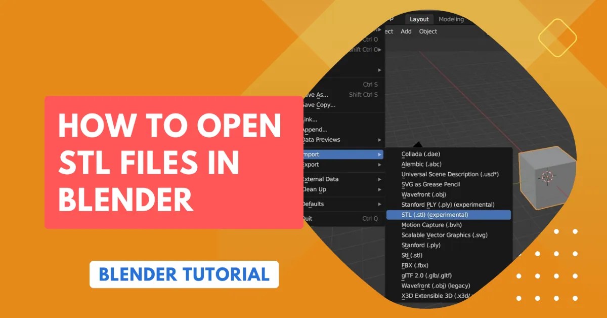 How to Open STL Files in Blender FotoRealist
