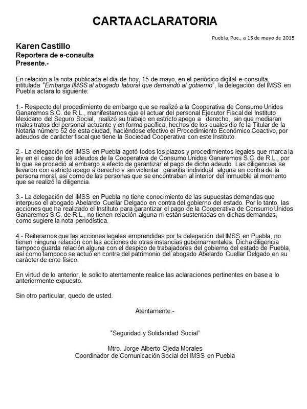 Embarga IMSS al abogado laboral que demandó al gobierno