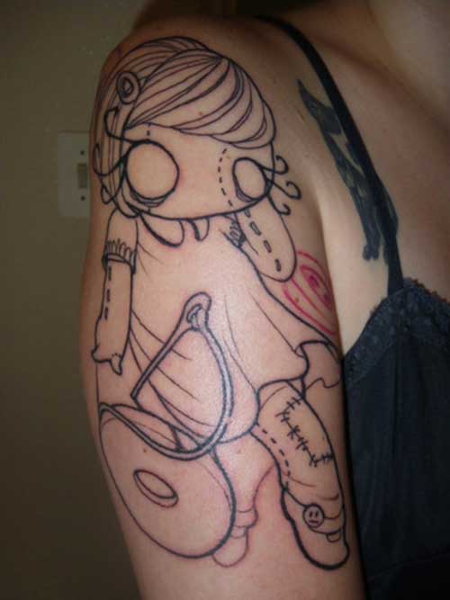 Boneca Palito Tatuagem Genuardis Portal Car Interior Design 30 Fotos de Tatuagens de Bonecas Delicadas e Femininas!