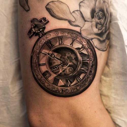 Pin em Tatuagens 20 Fotos/Desenhos de Tatuagens de Relógio + Significados!