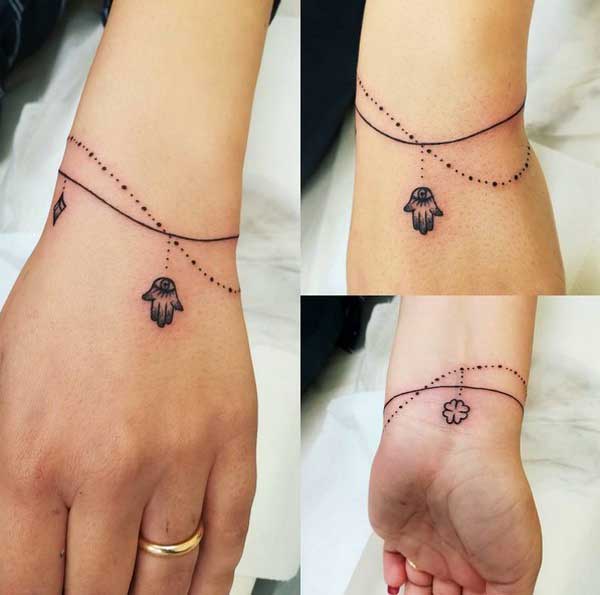 19 tatuagens de pulseiras que ficaram incríveis! Tatuagens, Tatuagens 31 Tatuagens Tipo PULSEIRA Muito Criativas