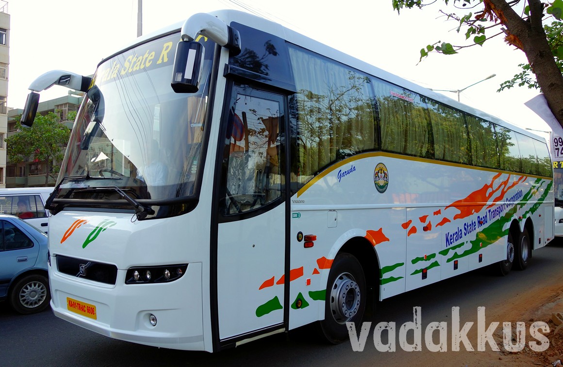 Kerala KSRTC’s Brand New Volvo B9R 9400 Multi Axle Bus! Fottams!