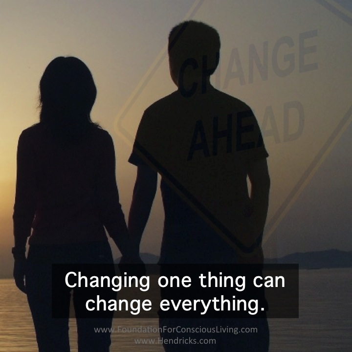Day 21 Changing one thing can change everything. Foundation for