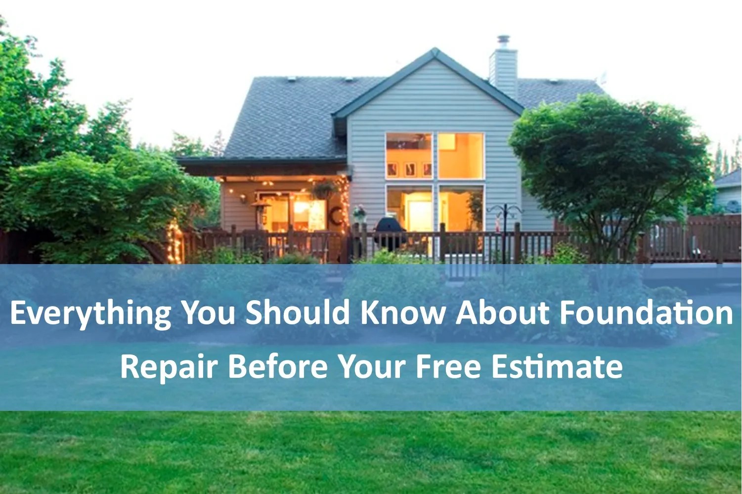 Free Local Estimate What You Need to Know Foundation Pro