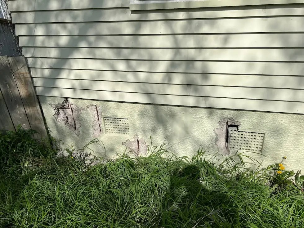 Foundation Spalling Repair for Concrete Spalls