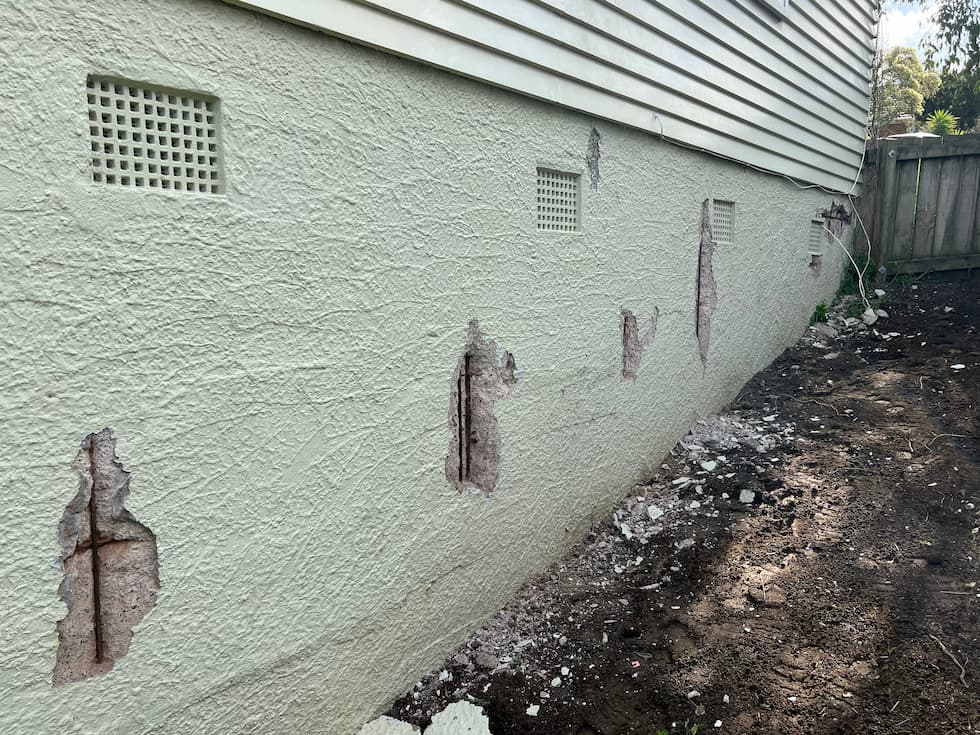 Foundation Spalling Repair for Concrete Spalls