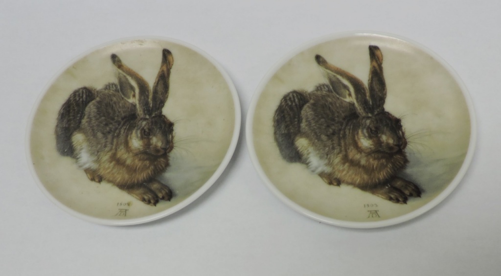 FOUND in ITHACA » German Rabbit Plates 35.00 dlr 93
