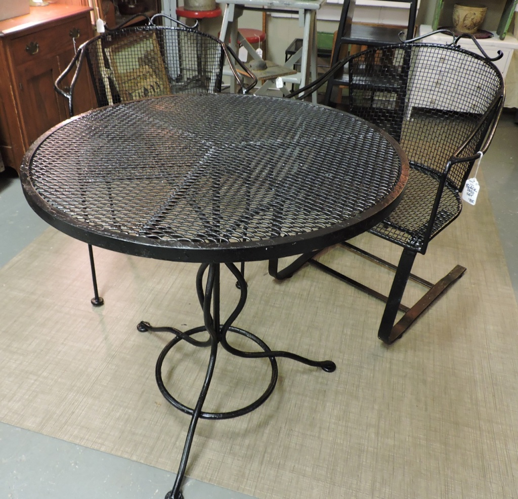 FOUND in ITHACA » BLACK PATIO SET 185 DLR15