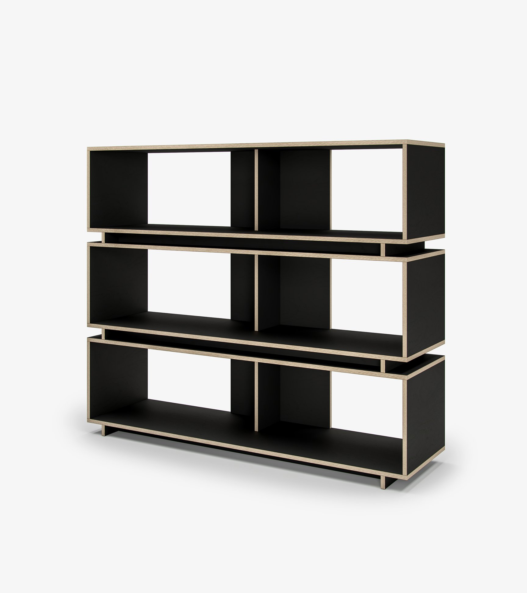 Shelving Unit 3 Black PopUp Shop & Events Furniture Hire