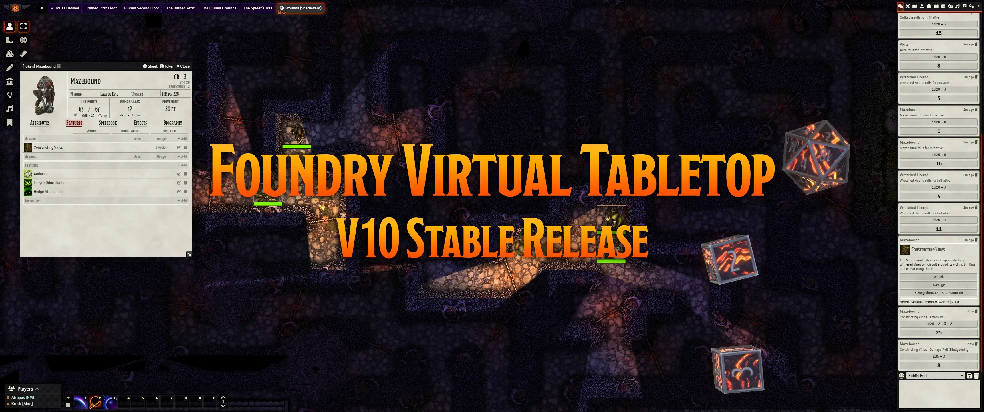Release 10.291 Foundry Virtual Tabletop
