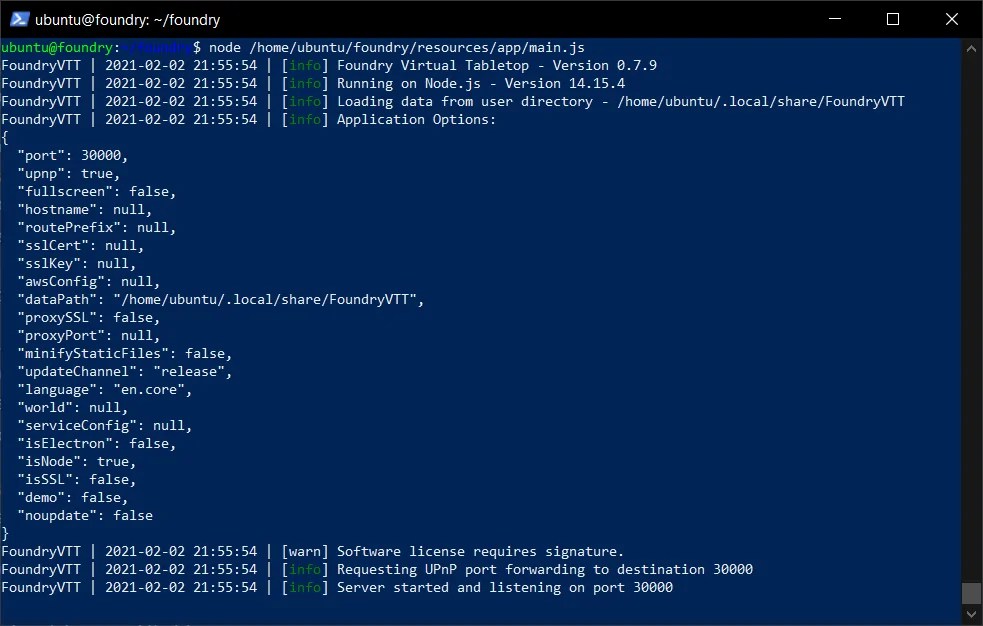 Linux Installation Guide Foundry VTT Community Wiki