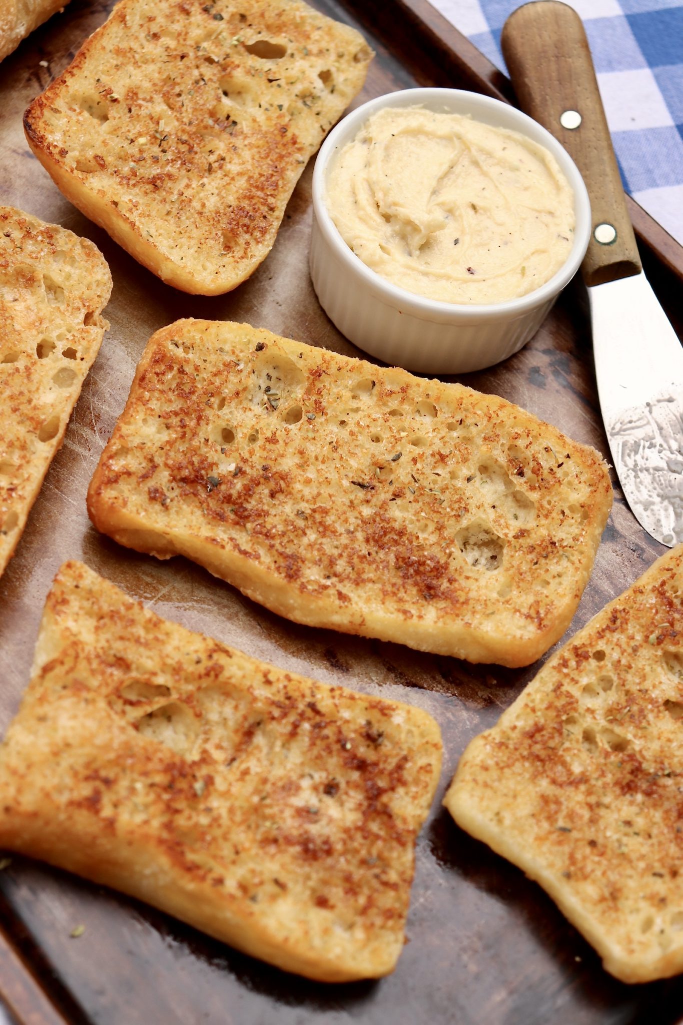 Parmesan Garlic Bread The Fountain Avenue Kitchen