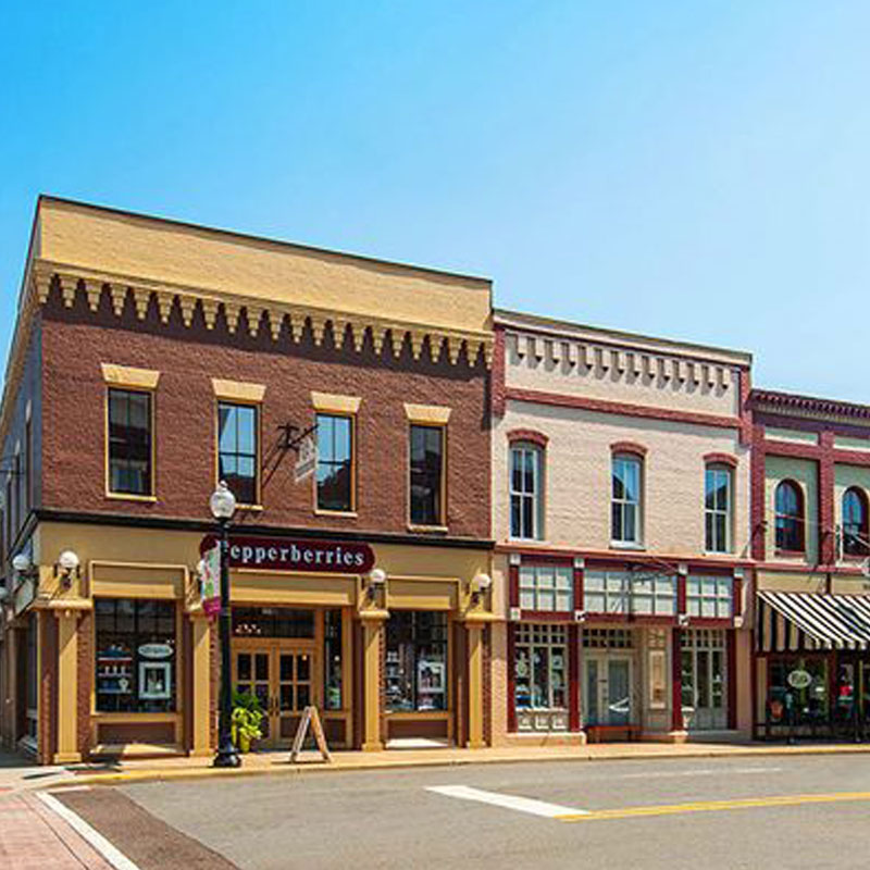 Fountain Hall to Fountain Hall in historic downtown Culpeper