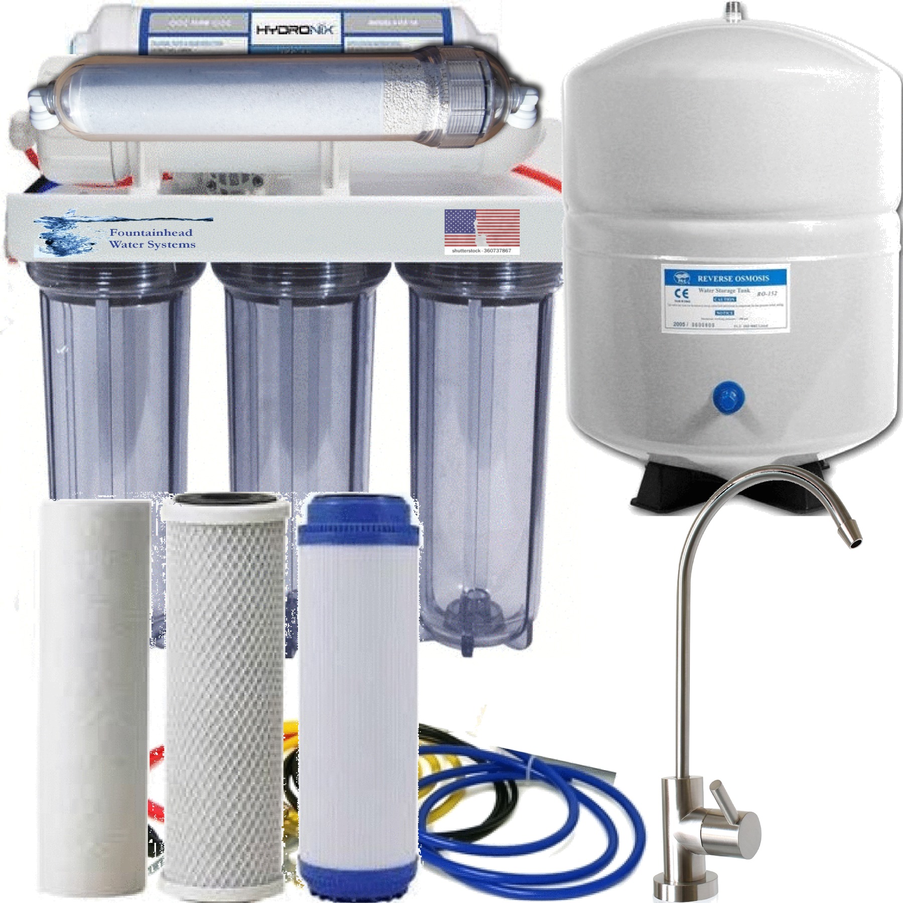 Reverse Osmosis Water Systems. Alkaline Remineralizer/Neg ORP, Far