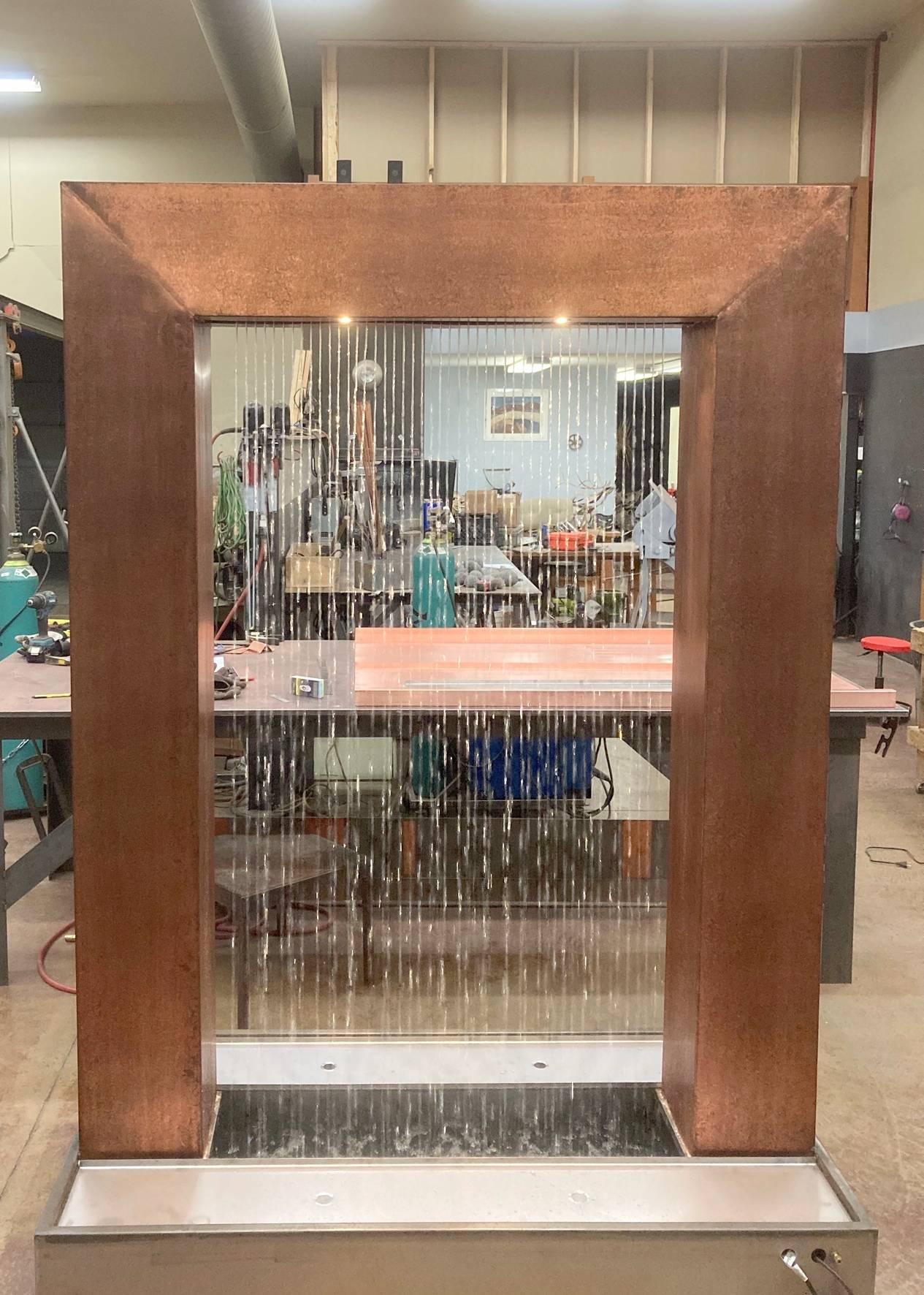 Rain Curtain Custom Fountain Indoor/Outdoor Custom