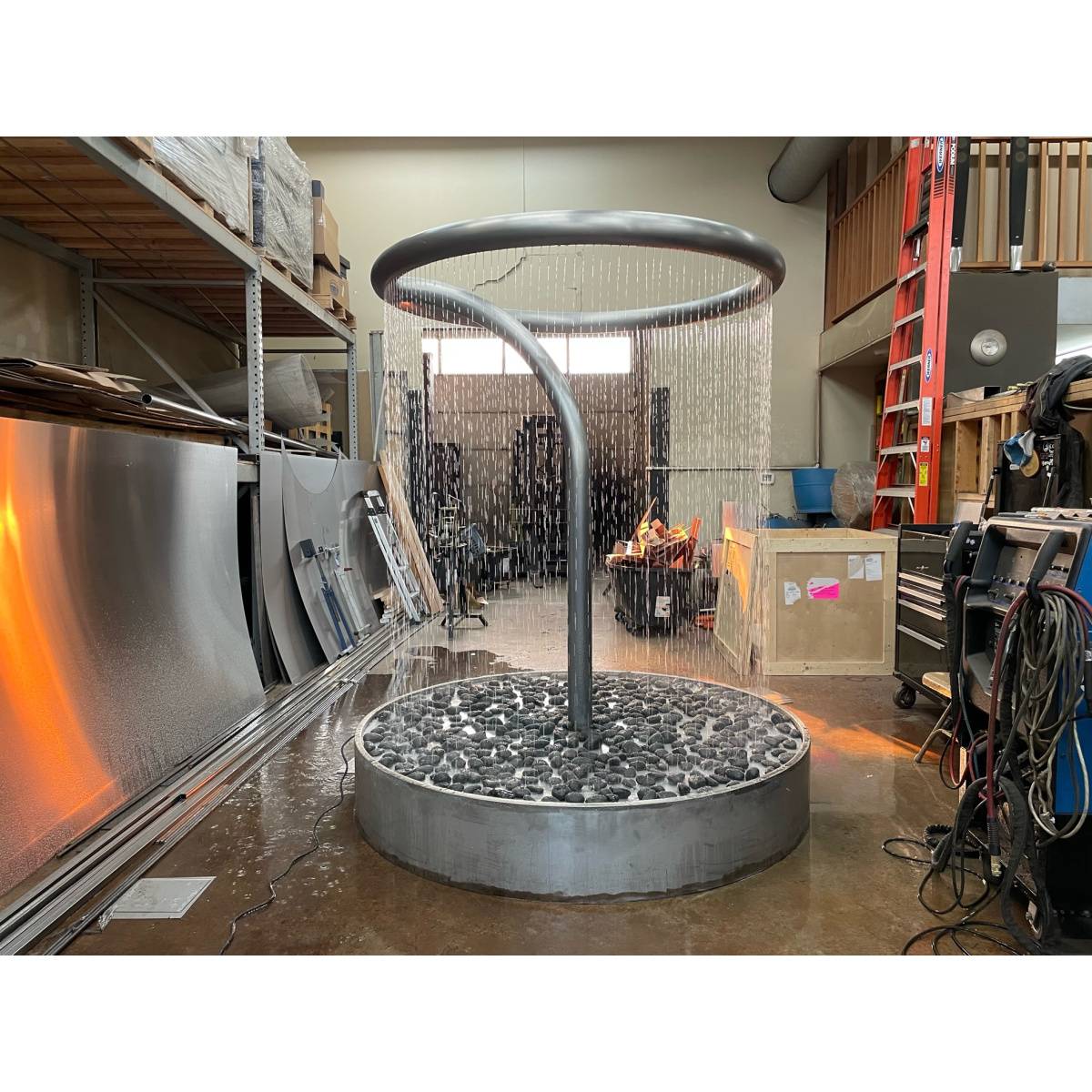 Artistic Rain Shower Fountain Dramatic Indoor/Outdoor Rain Fountain