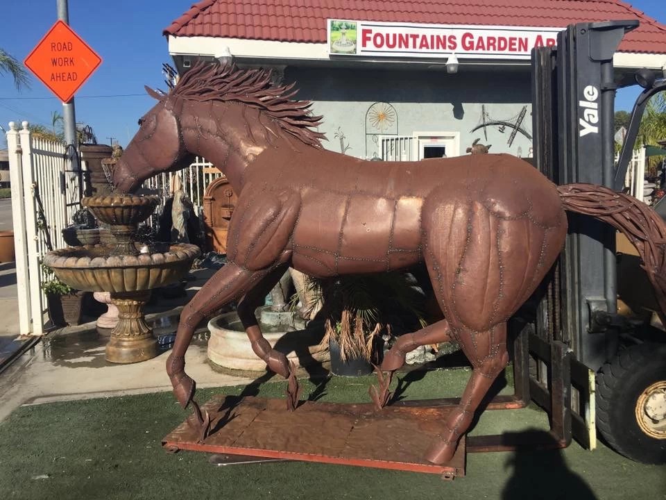 Metal Sculptures Fountains Garden Art
