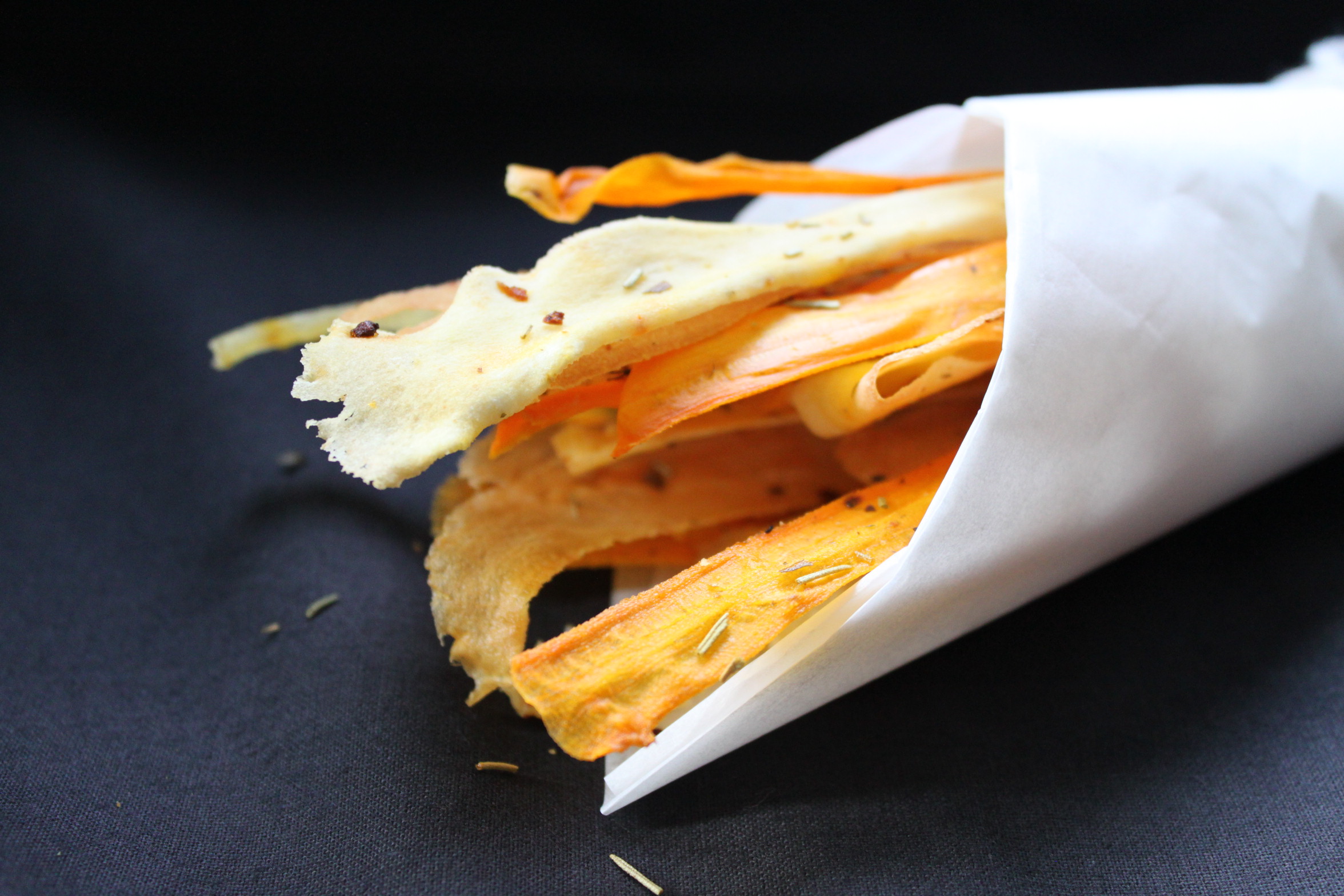 Root Vegetable Crisps Four Candles Kitchen