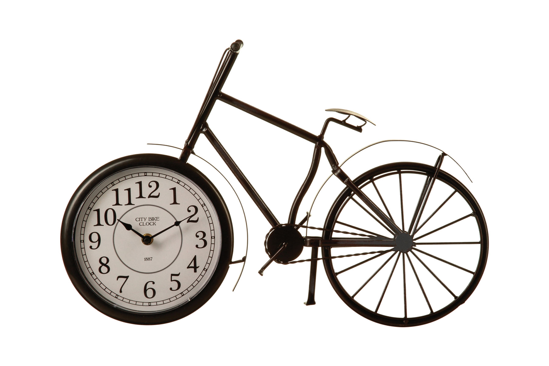 VINTAGE BIKE METAL CLOCK Malloupas & Papacostas