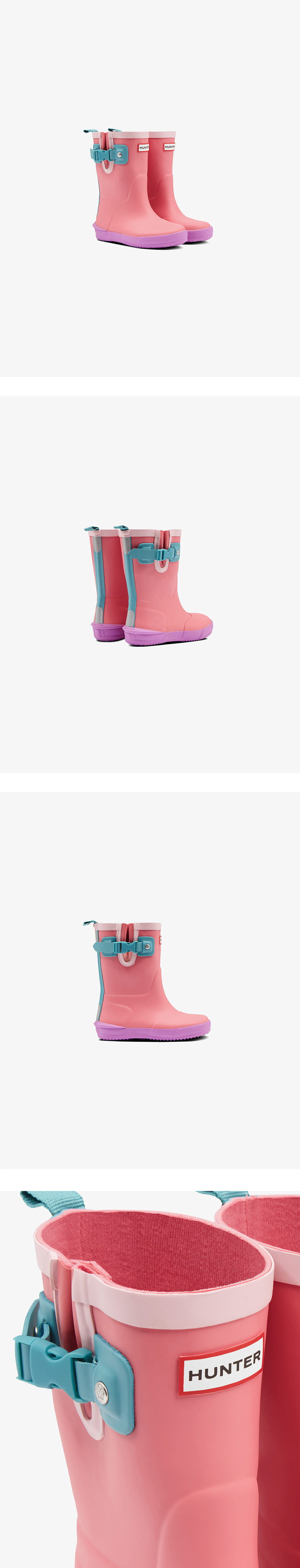 HUNTER(헌터) [KIDS] 데이비슨 레인부츠 허밍버드 KFT5001RMAHWB S.I.VILLAGE (에스아이빌리지)