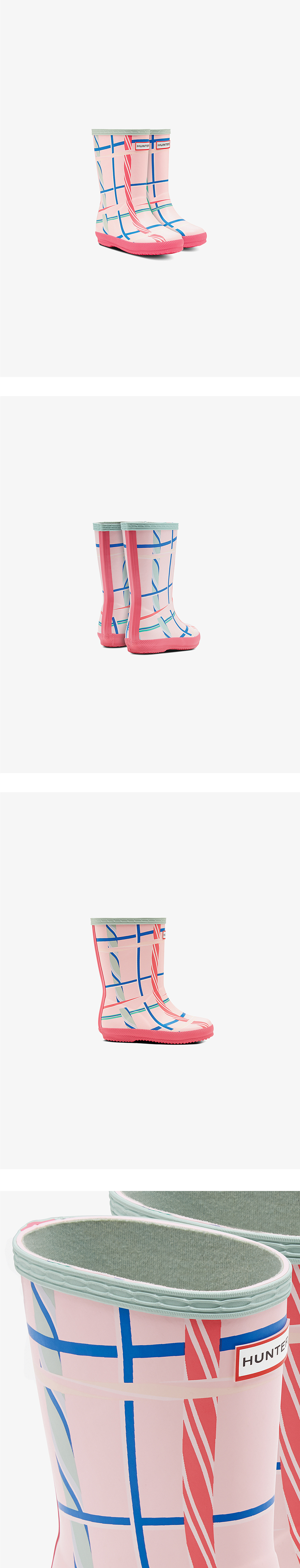 HUNTER(헌터) [KIDS] 퍼스트 클래식 락타탄 레인부츠 캔디플로스 KFT5028RMACAN S.I.VILLAGE