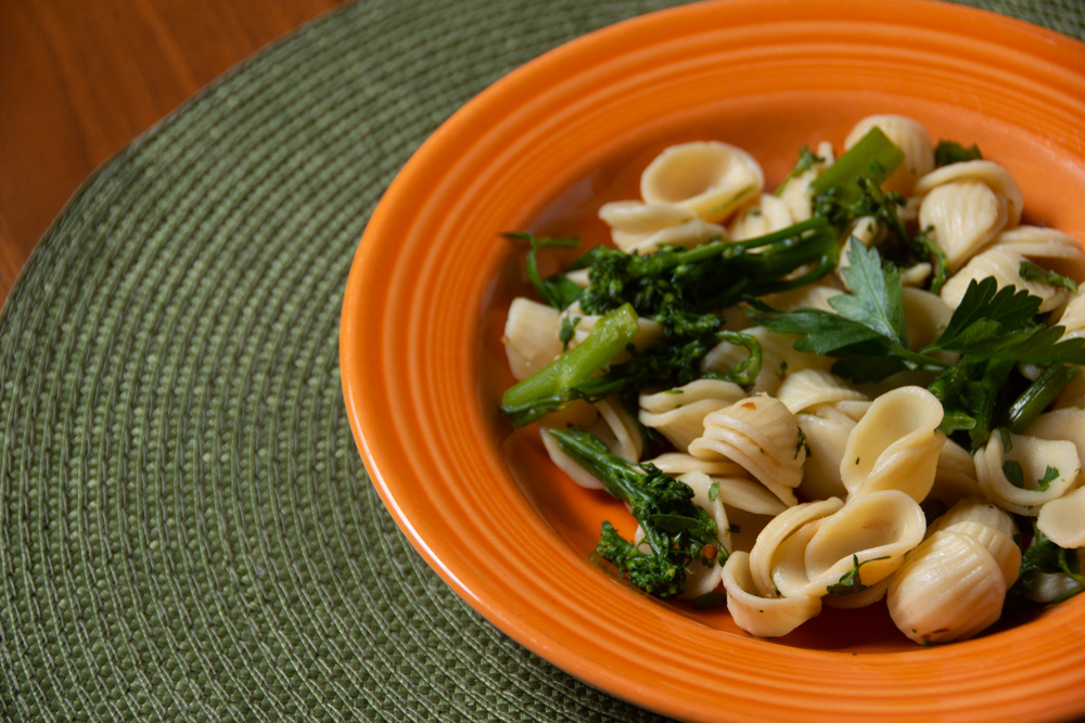 08 February 2021 Vegan Garlic Pasta with Broccoli Rabe Four Nights A