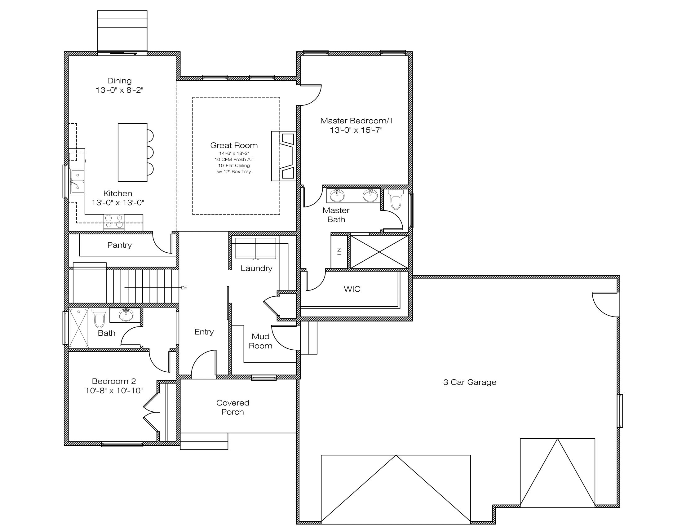 The Baxter Four Peak Homes Custom Home Builder