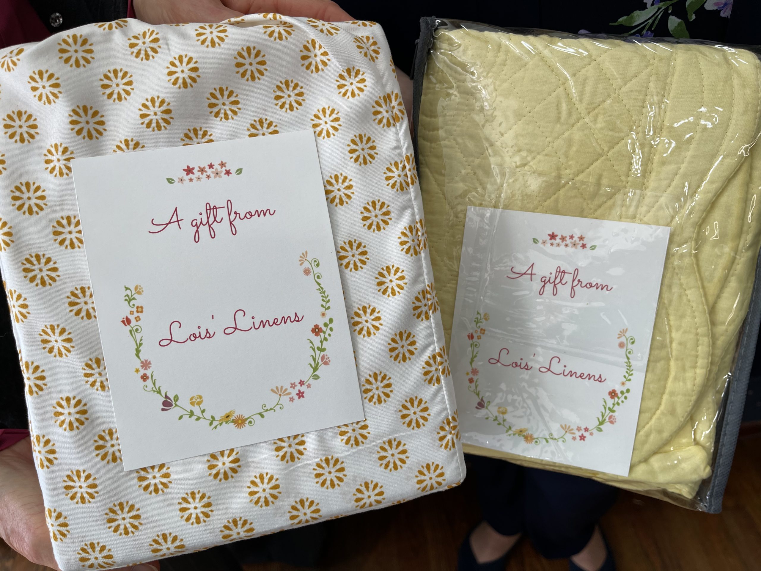 Wally Ruck's Gift to Lois' Linens Four Seasons Foundation