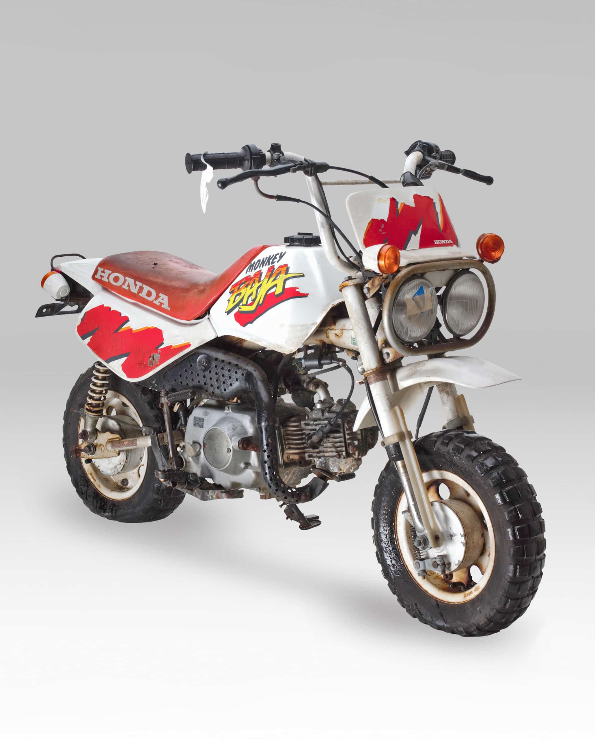 Honda Monkey Z50J Baja White - 7117 km. · Fourstrokebarn Honda & Parts