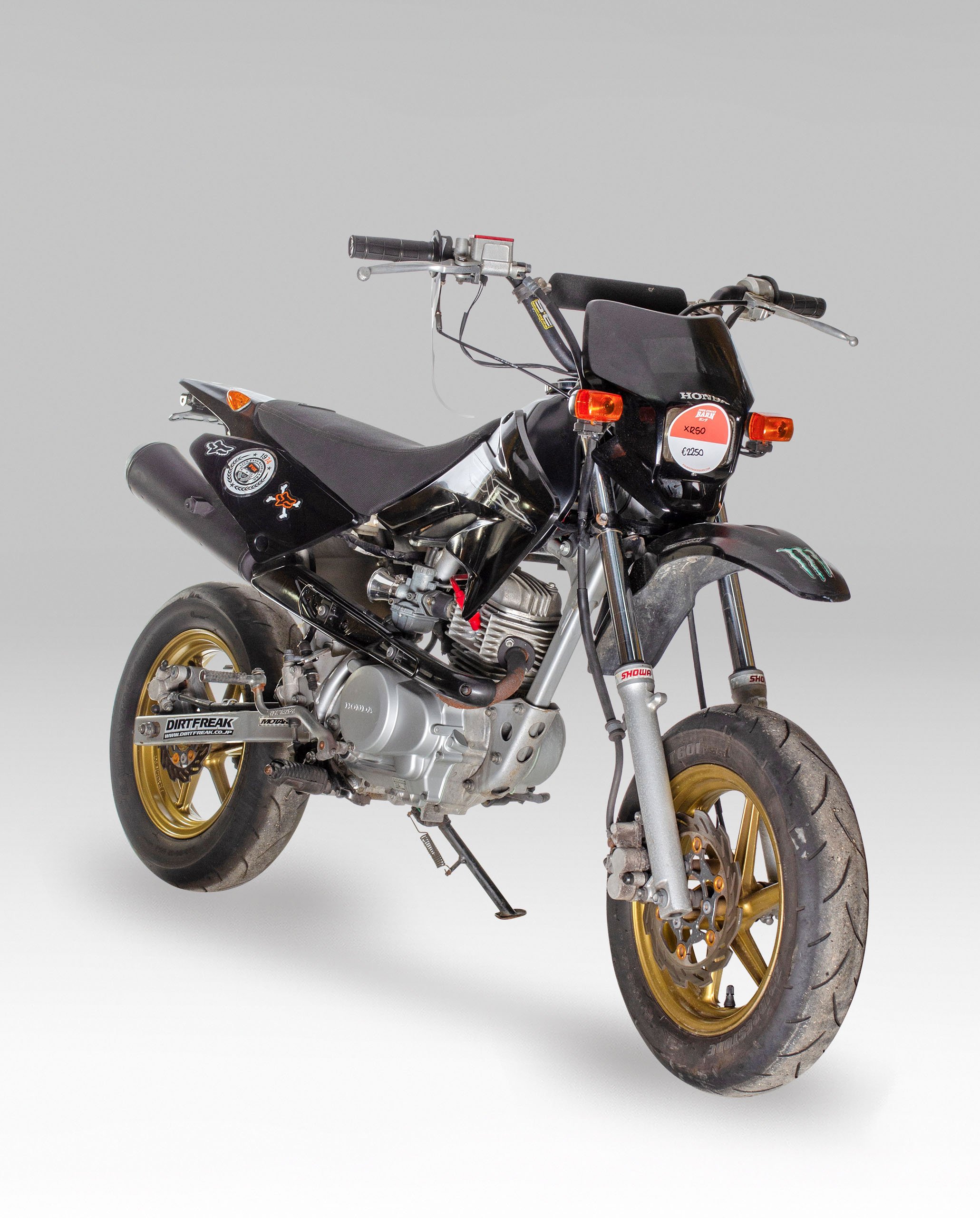 Honda XR50 black - 5459 km. · Fourstrokebarn Honda & Parts