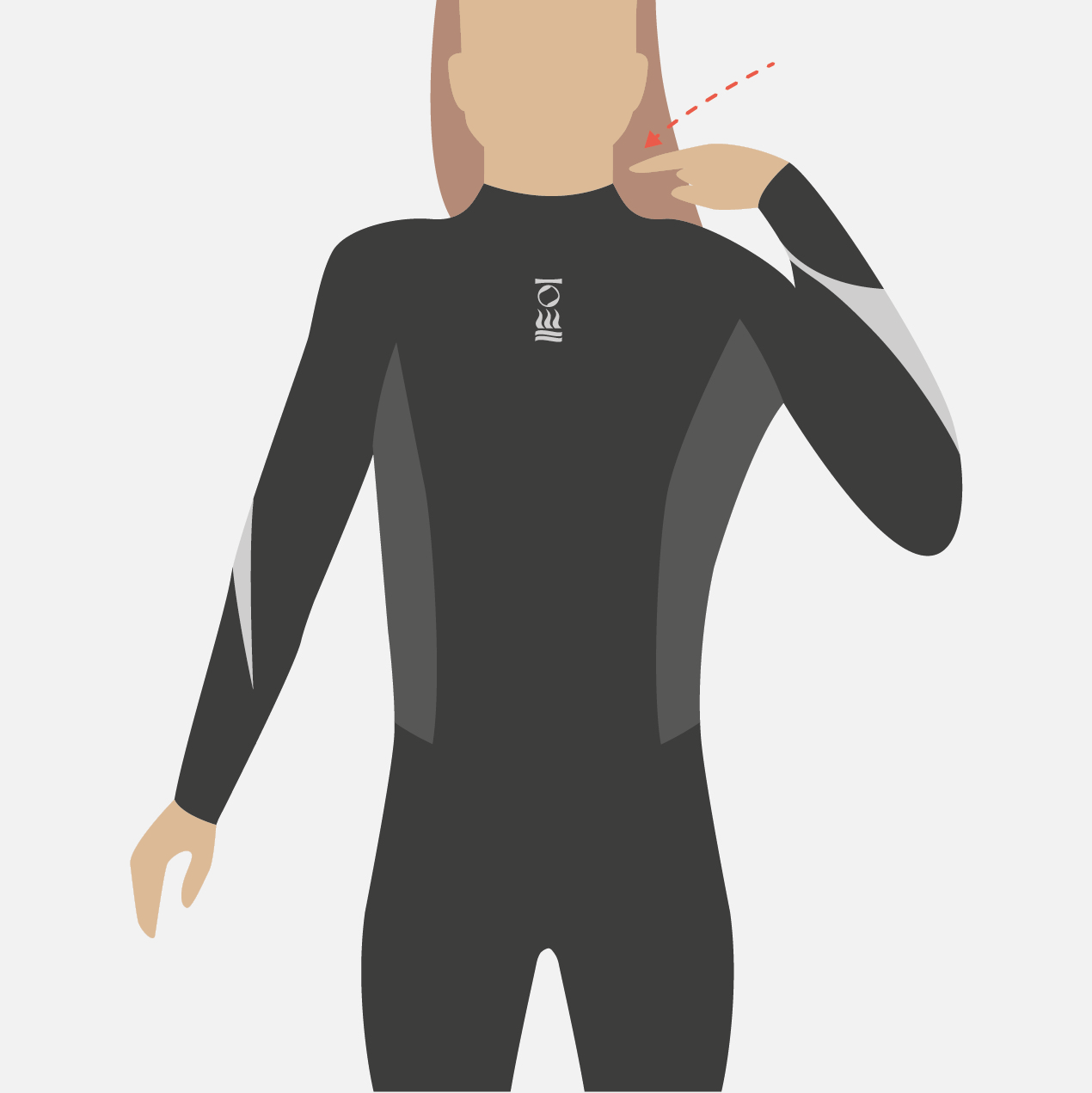 How to put on a Wetsuit Fourth Element