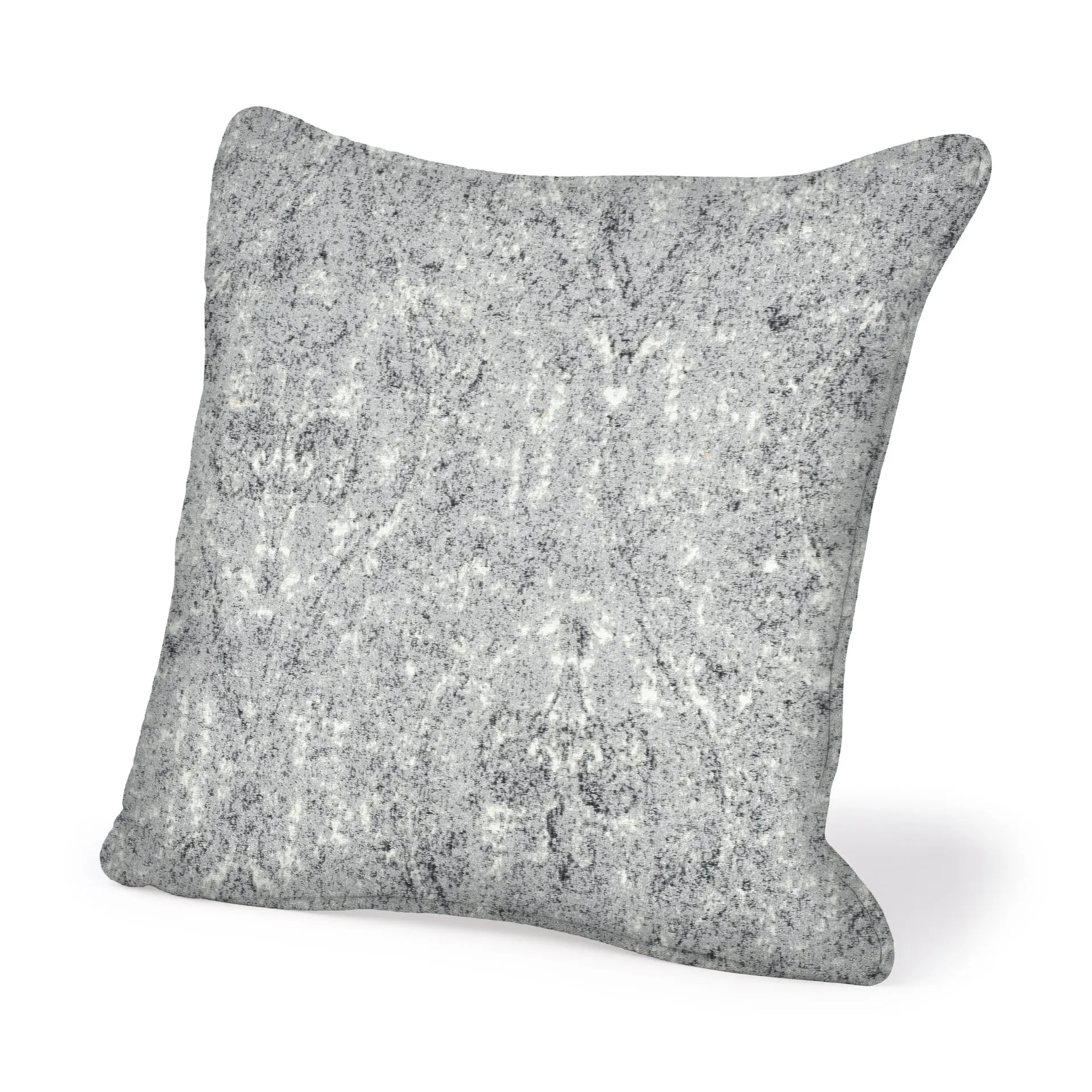 Black and Silver Pillow Fourth Interiors