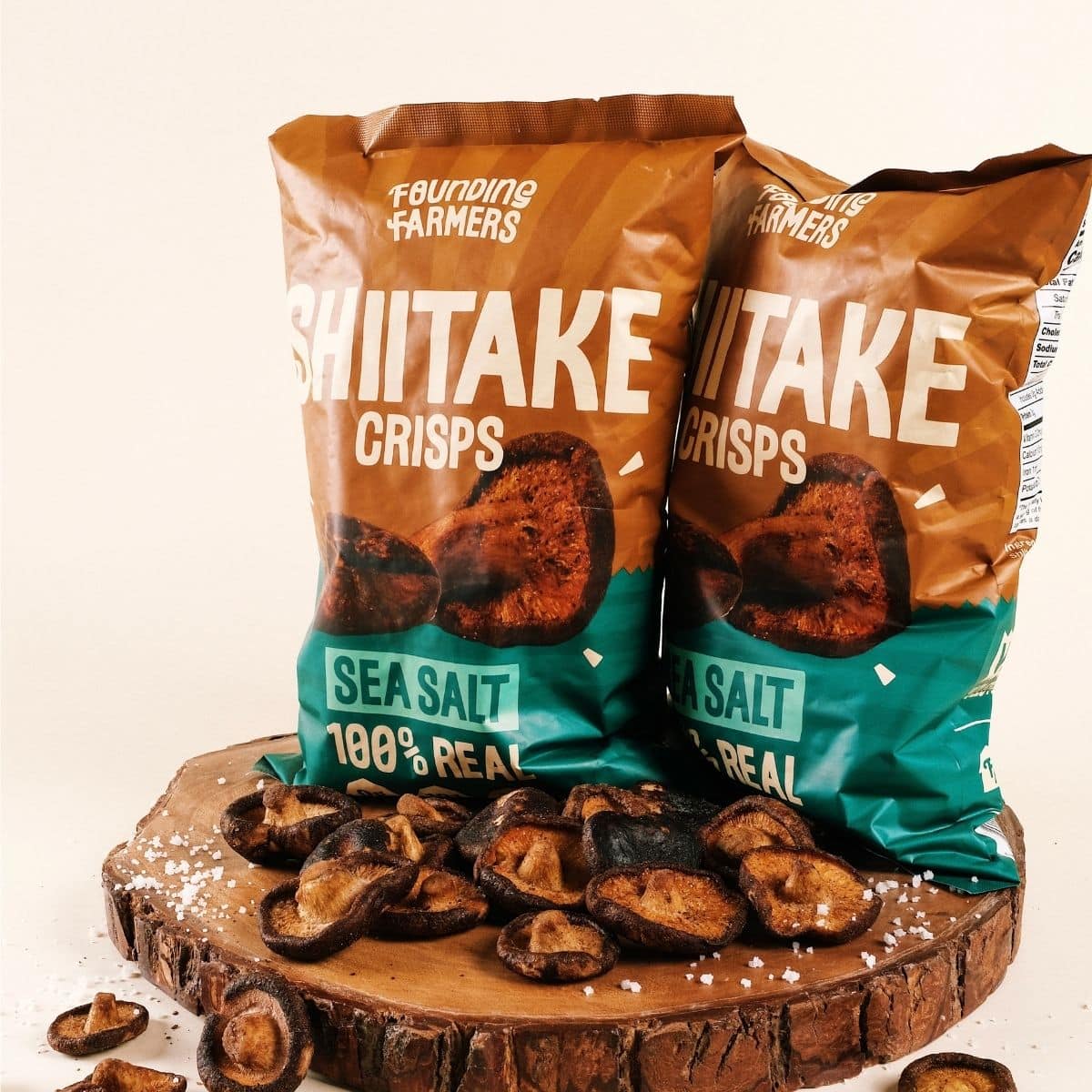 Founding Farmers Shiitake Mushroom Crisps 100g Fourtify Inc.