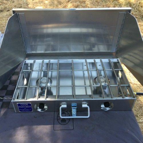 22" 2 Burner Cook Partner Stove Four Wheel Campers