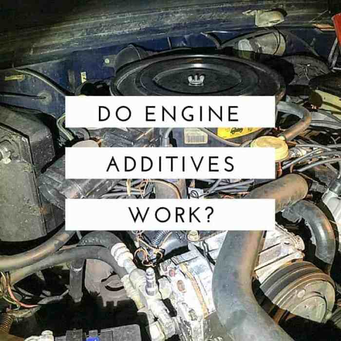 Do engine oil additives work