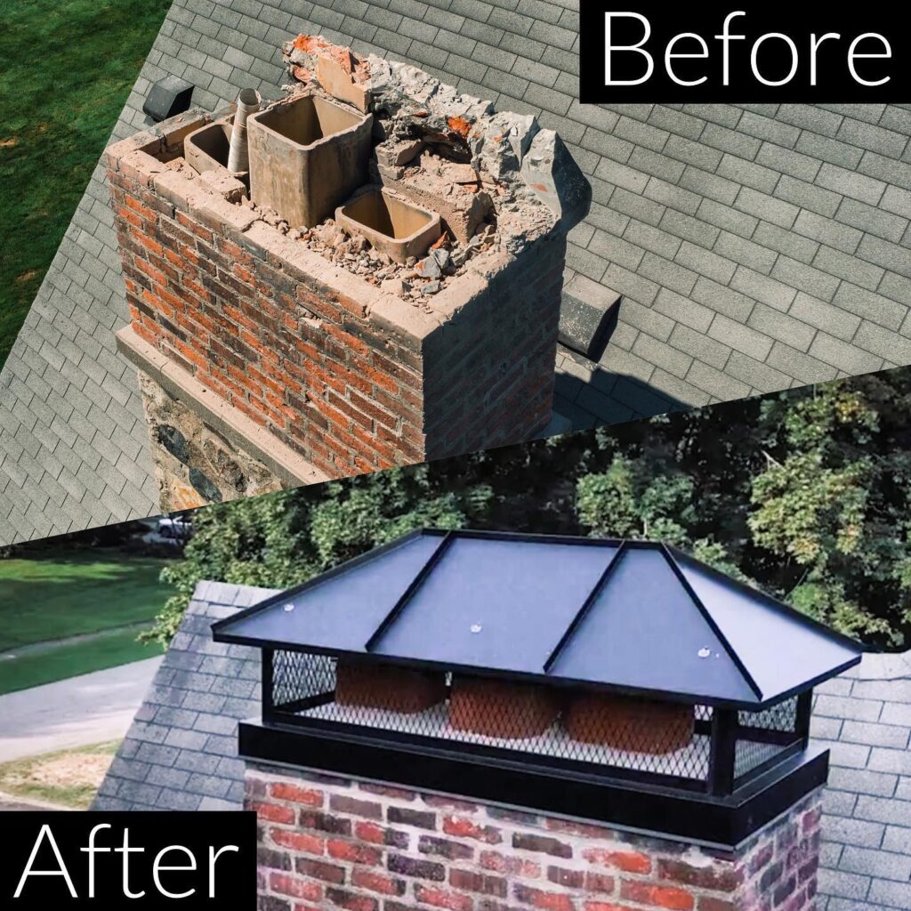Rochester MultiFlue Chimney Caps & Crowns Four Winds Chimney