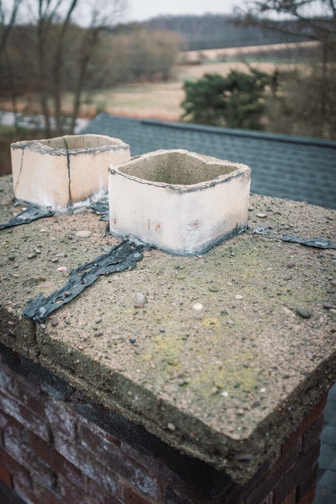 Rochester Chimney Crown Repair & Replacement Cap Inspection