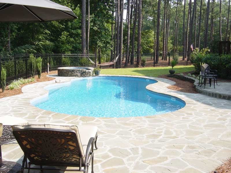 Foust Pool Construction Swimming Pool Photo Gallery in WinstonSalem