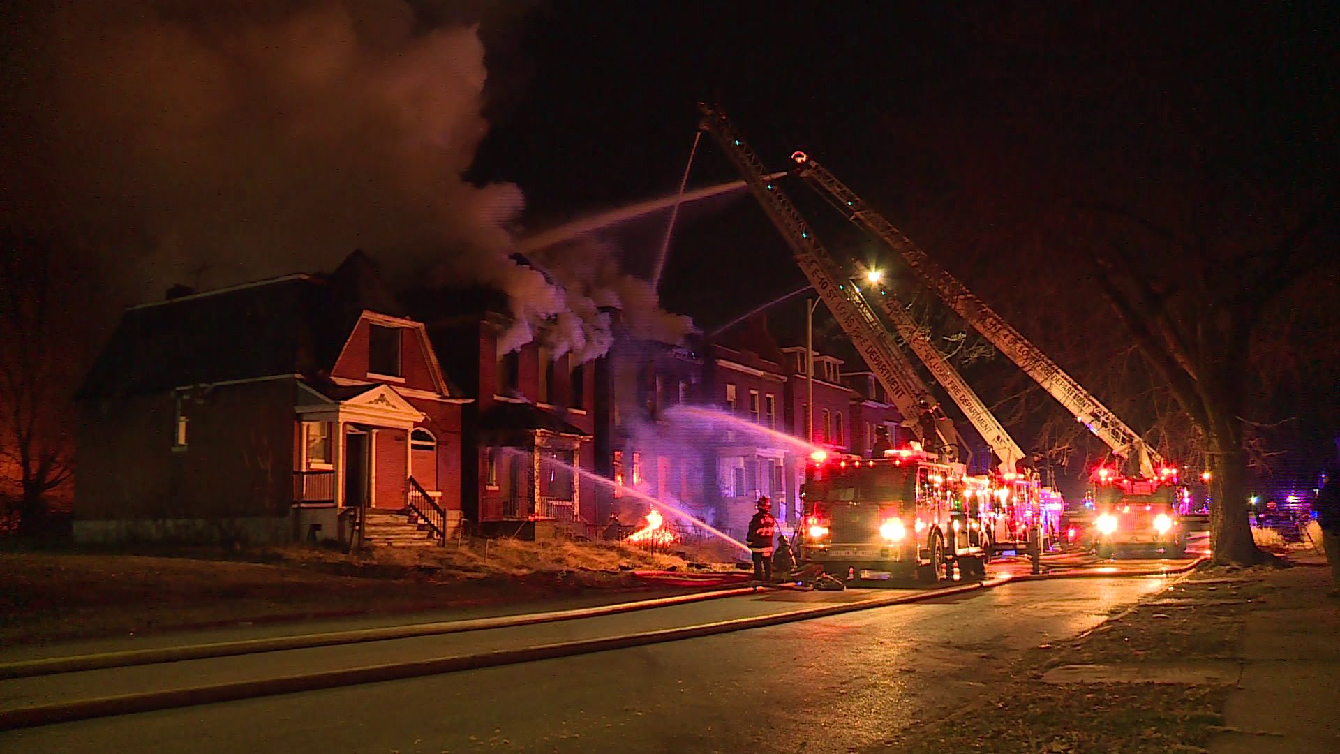 Fire damages four vacant homes in north St. Louis FOX 2