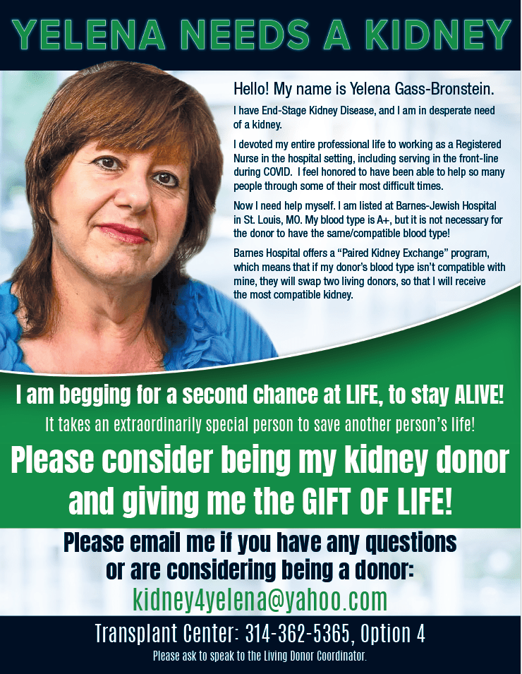 Missouri mom desperate for kidney uses signs to find a donor