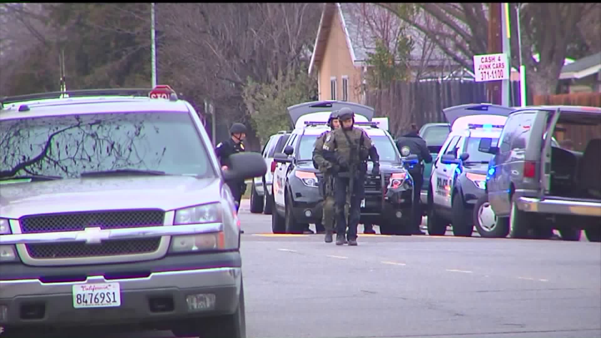 Citrus Heights Standoff Ends; Suspect Suffers SelfInflicted Gunshot Wound