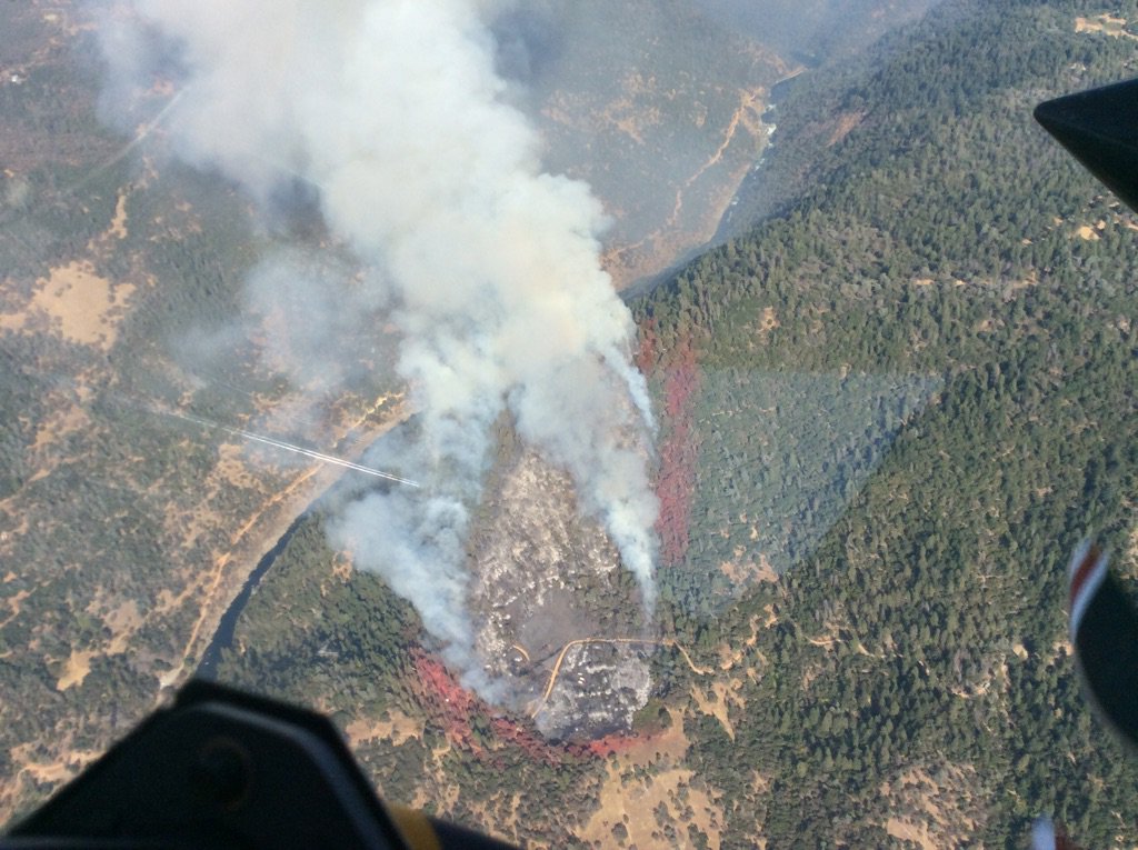 Fire Prompts Evacuations near Foresthill