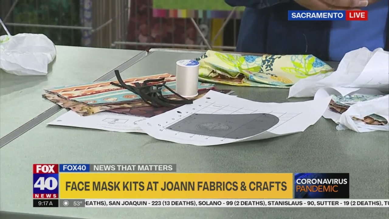 Fabric face mask kits at JOANN Fabric & Crafts