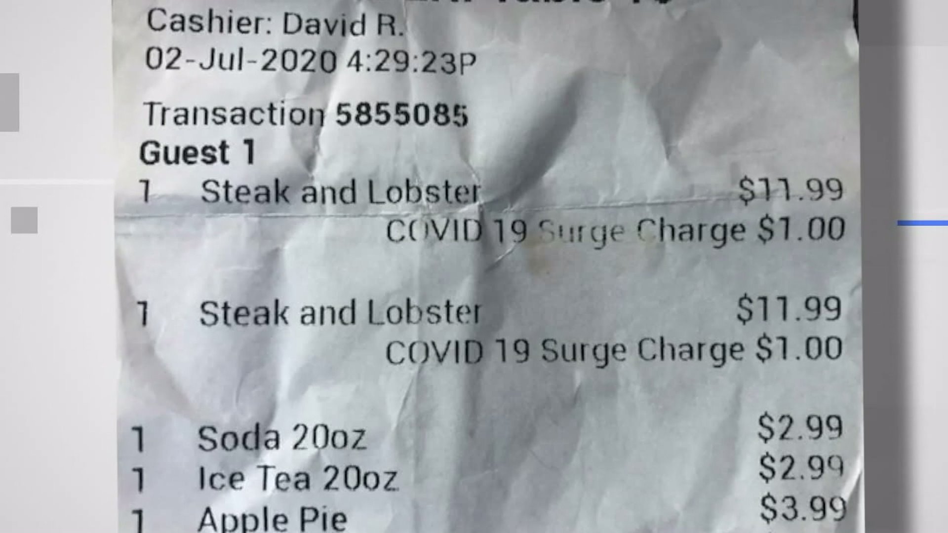 Some businesses are charging a 'COVID fee' to help pay for cleaning