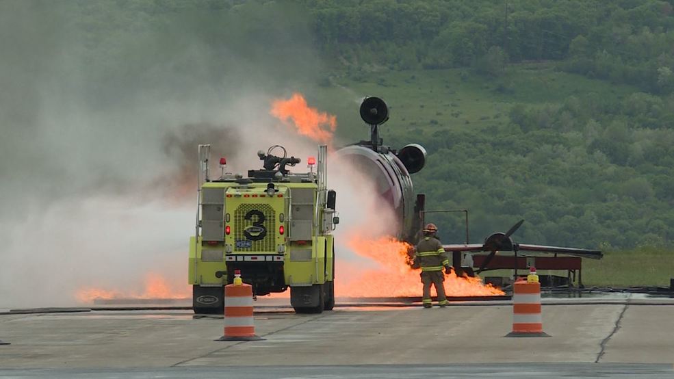 Airport holds fullscale emergency drill WOLF