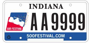Indy 500 Festival specialty license plate available to Hoosier drivers