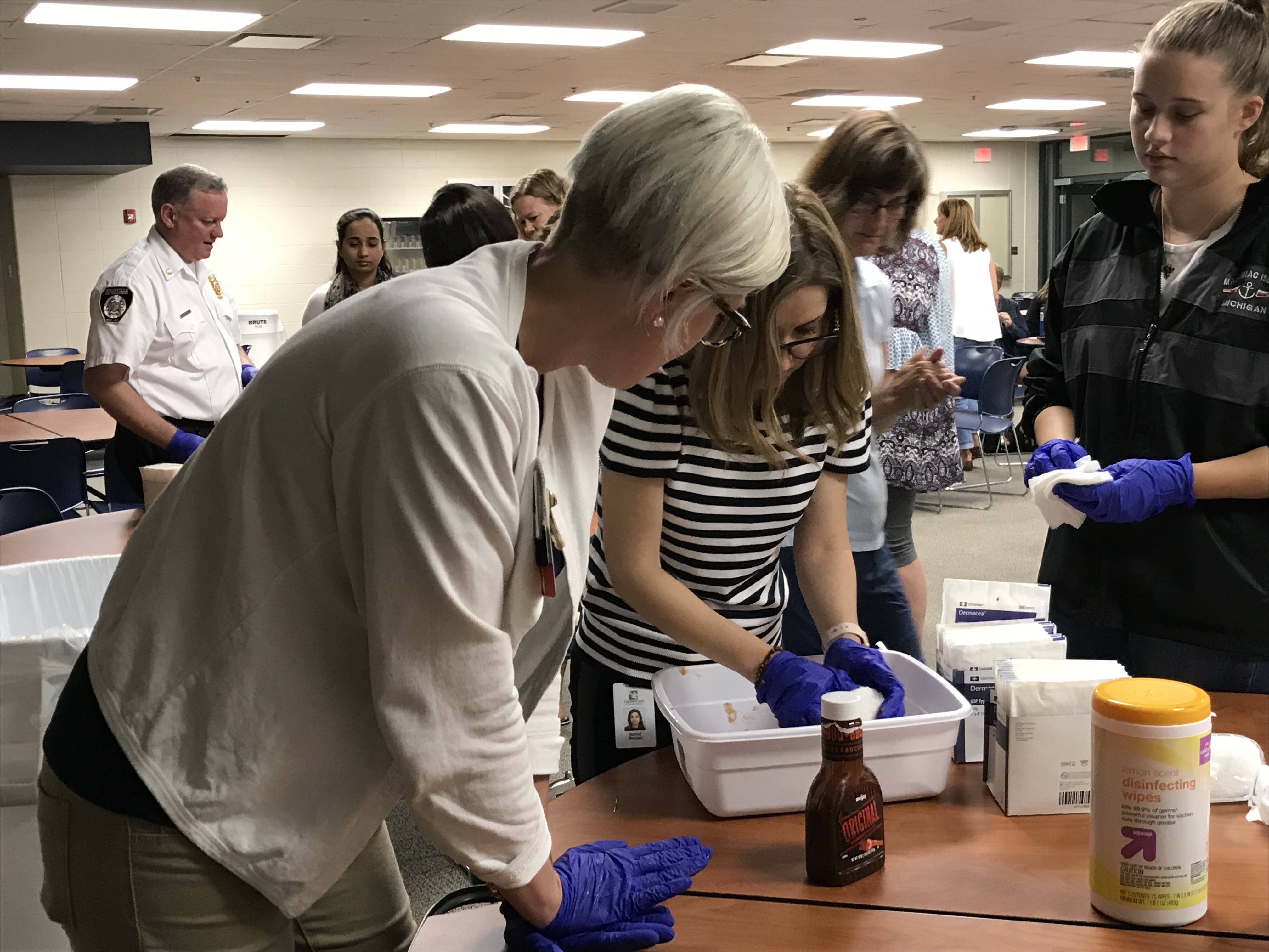 St. Vincent staff provides Zionsville teachers with lifesaving skills