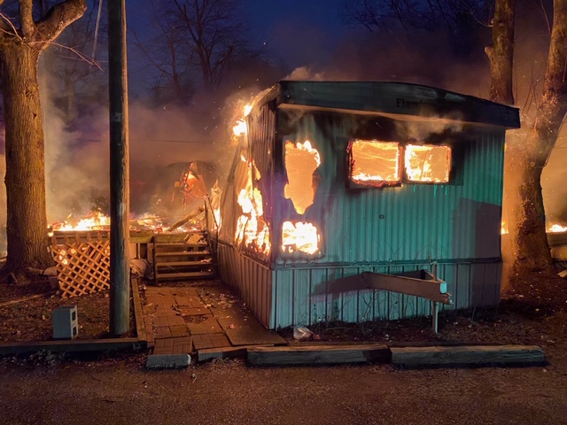 Trailers catch on fire at abandoned I70 Mobile Home Park just 2 weeks