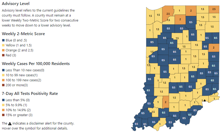 Indiana reports 5 additional COVID19 deaths, 30K more Hoosiers fully(04)