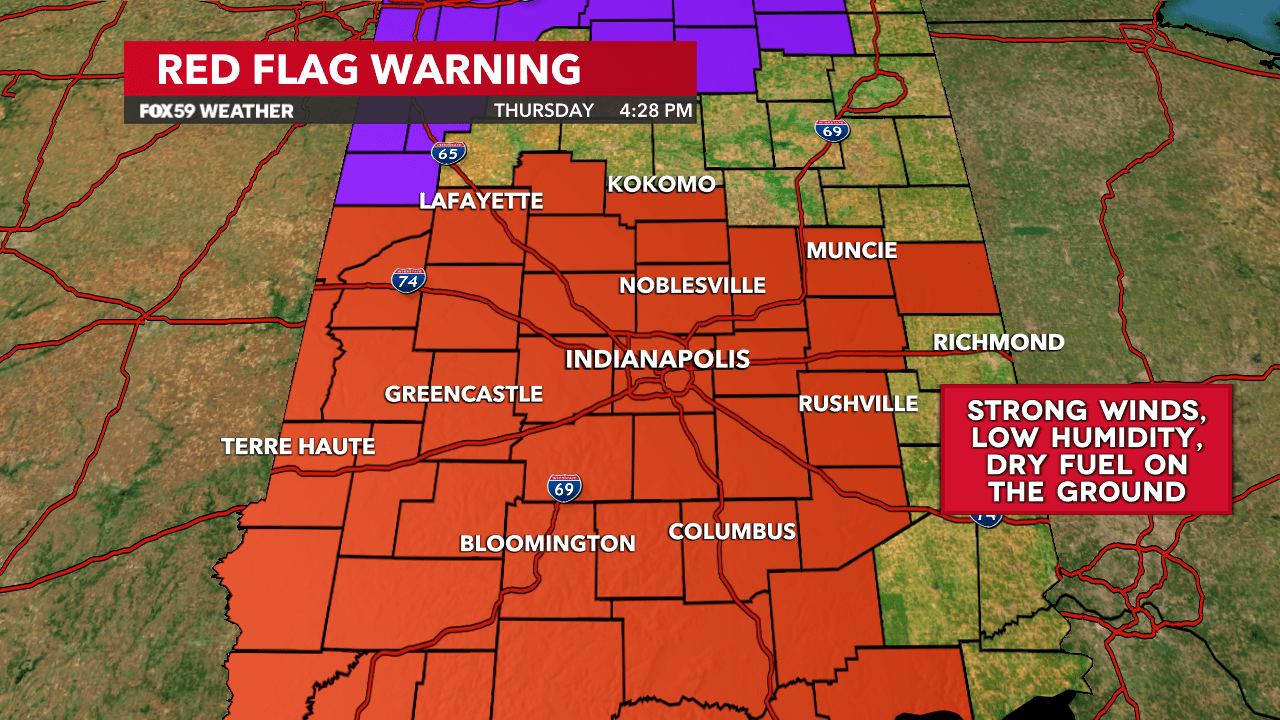 Red Flag Warning Weather Indiana